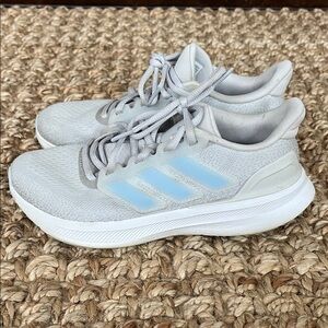 Adidas Ultrarun 5 Sneaker Kids Girls Grey Blue Size 5 Youth Preowned
PWJ001004